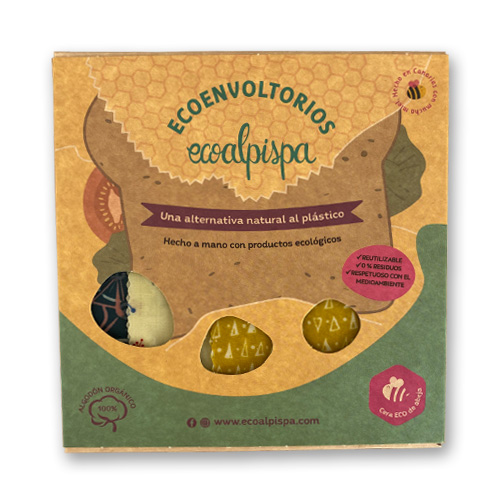 Envoltorio Ecoalpispa. Pack S-M-L