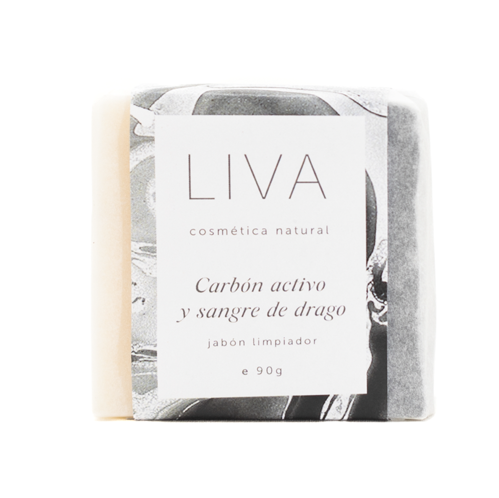 Jabón de aceite de oliva y carbón activo