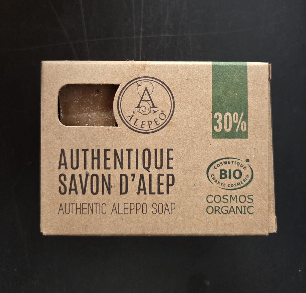 Jabón de Alepo tradicional 30% Laurel 150 gr Zelanda