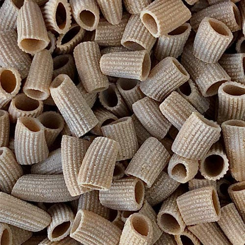 Organic whole wheat artisanal maccheroni