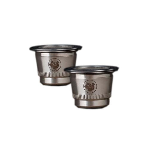 Set of two Waycap reusable capsules for Nespresso