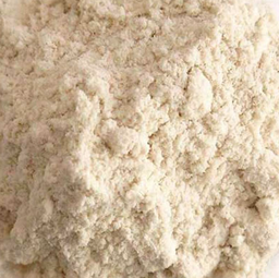 Organic white round rice flour, milled in-house
