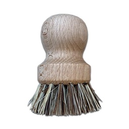 Hard brush for scrubbing pots and pans